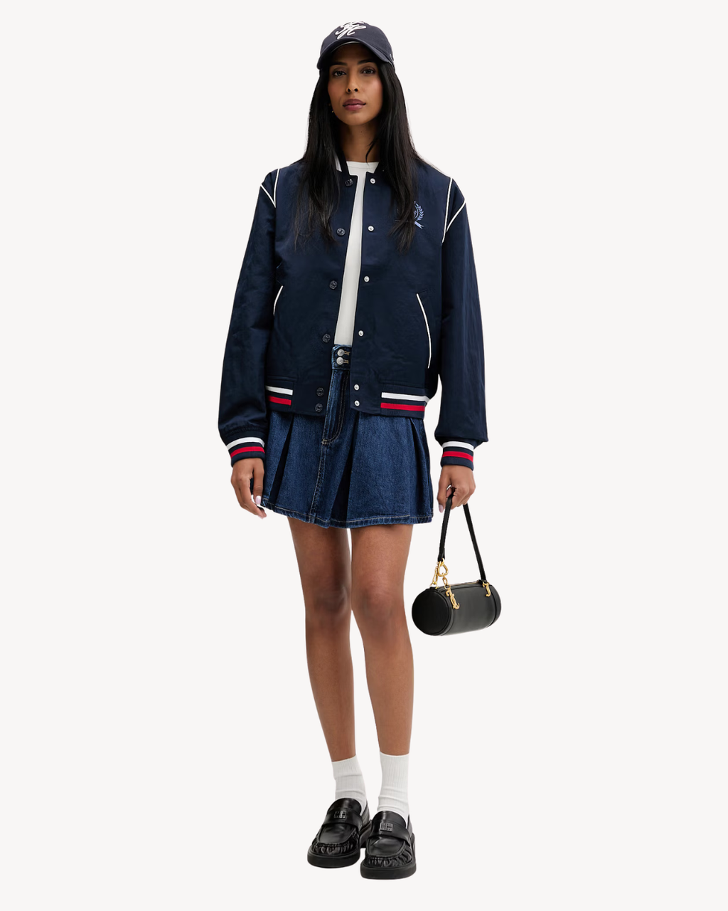 Tommy Jeans - Pleated Skirt CJ8039 - Blu