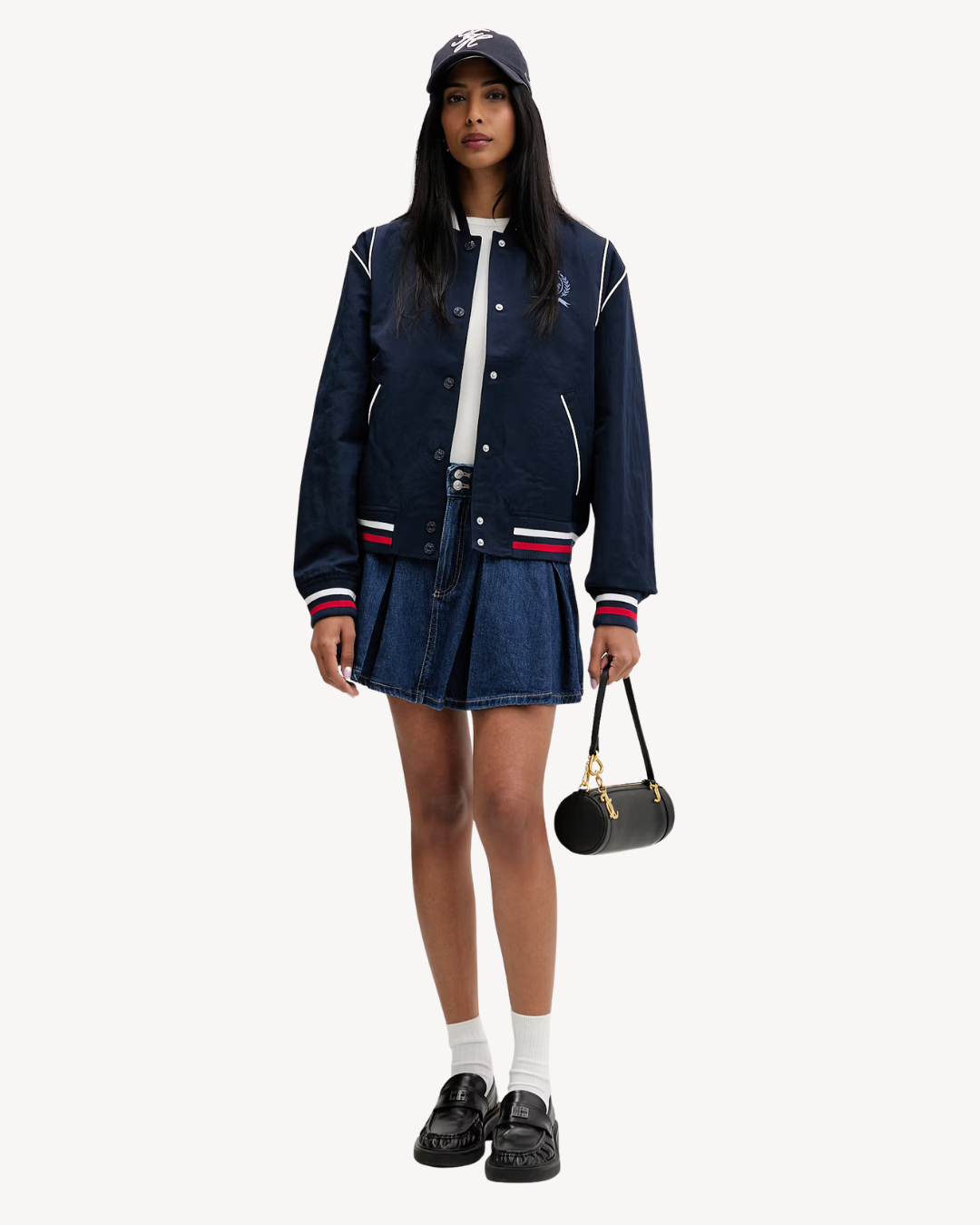 Tommy Jeans - Pleated Skirt CJ8039 - Blu
