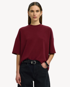 Selected Femme - Slfoversized Tenny Tee Noos - Tawny Port
