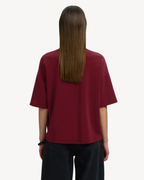 Selected Femme - Slfoversized Tenny Tee Noos - Tawny Port