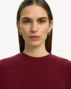 Selected Femme - Slfoversized Tenny Tee Noos - Tawny Port