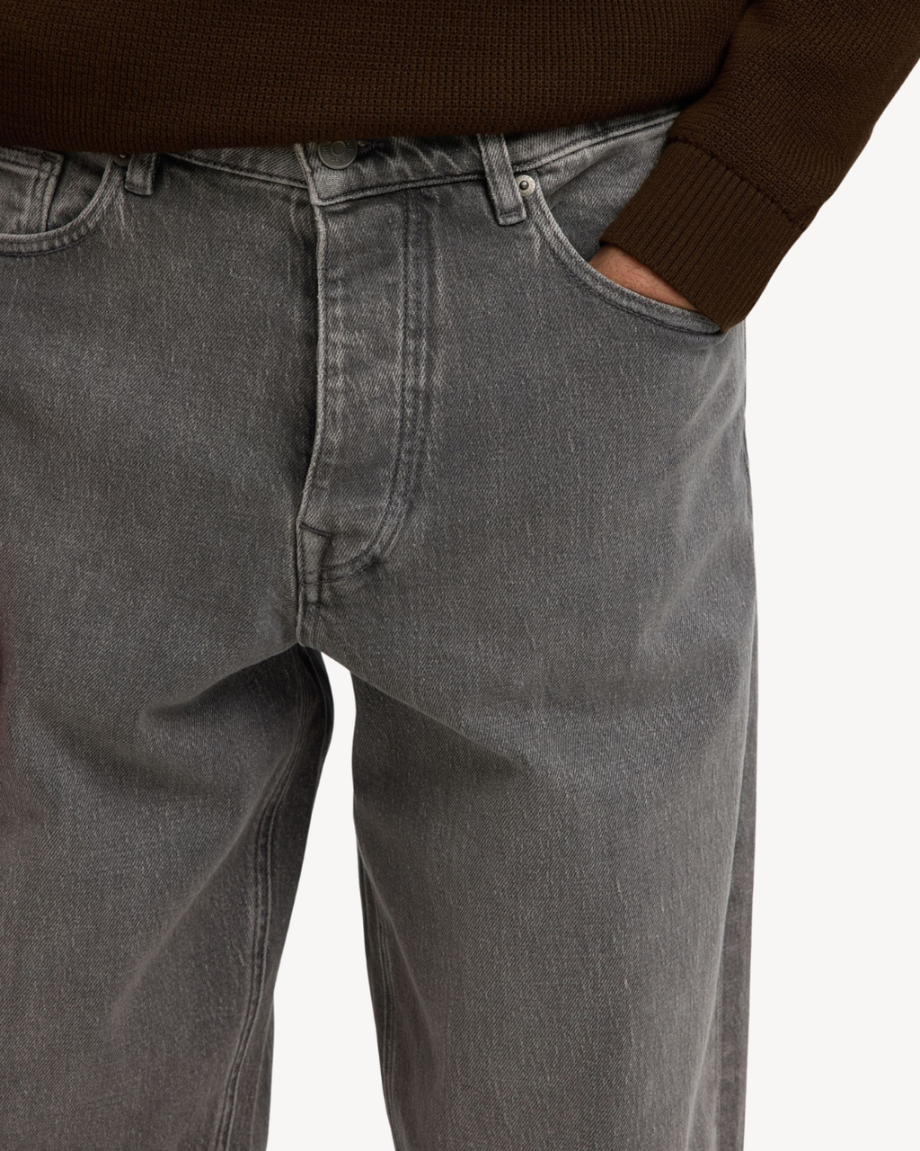 Selected Homme - Slh220-Loose Ben Kori Jeans Noos - Medium Grey