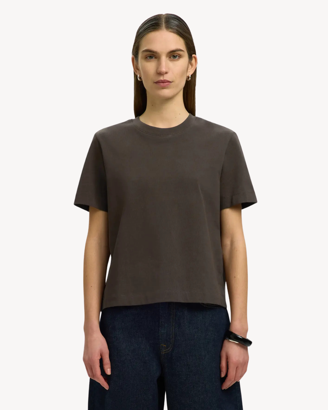Selected Femme - Slfessential SS Boxy Tee Noos - Delicioso