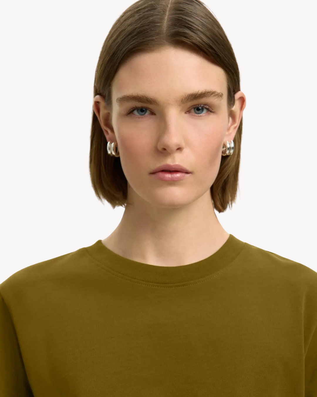 Selected Femme - Slfessential SS Boxy Tee Noos - Fir Green
