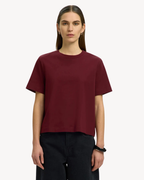 Selected Femme - Slfessential SS Boxy Tee Noos - Tawny Port