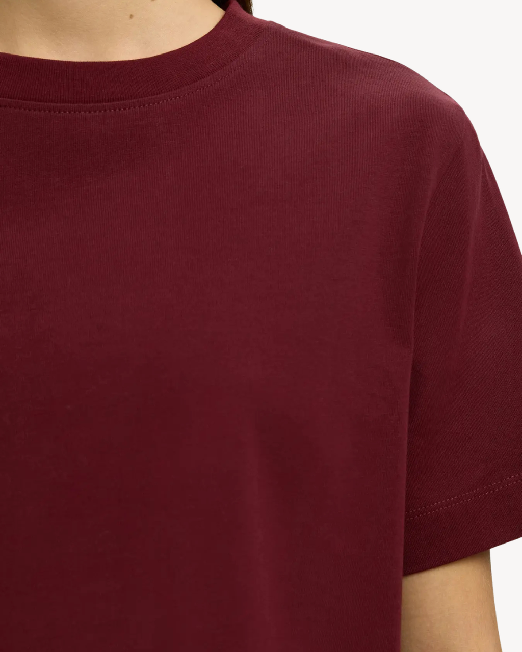 Selected Femme - Slfessential SS Boxy Tee Noos - Tawny Port