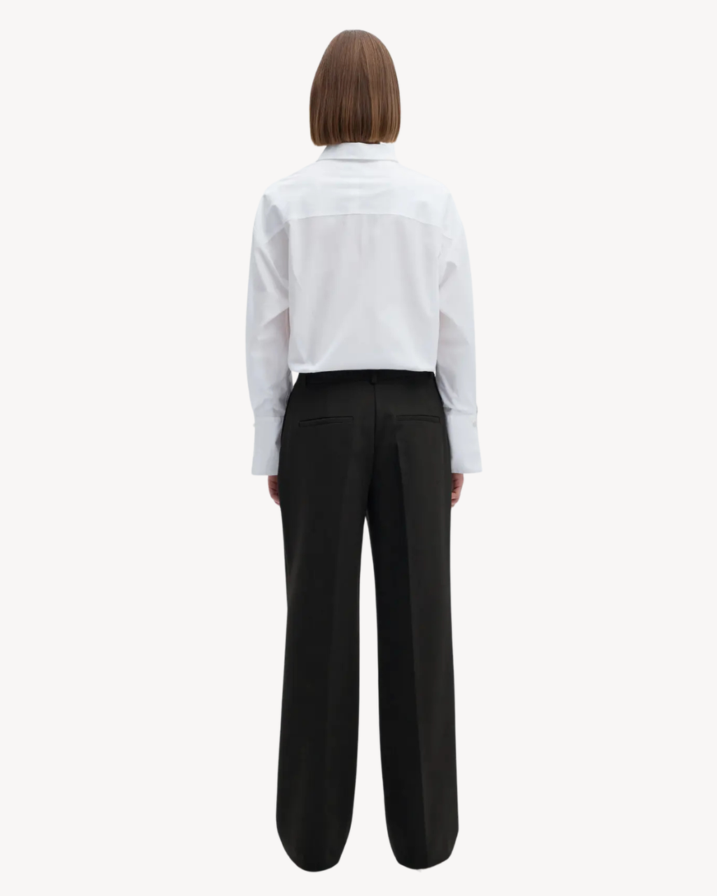 Selected Femme - Slfrita MW Wide Pant FD Noos - Nero