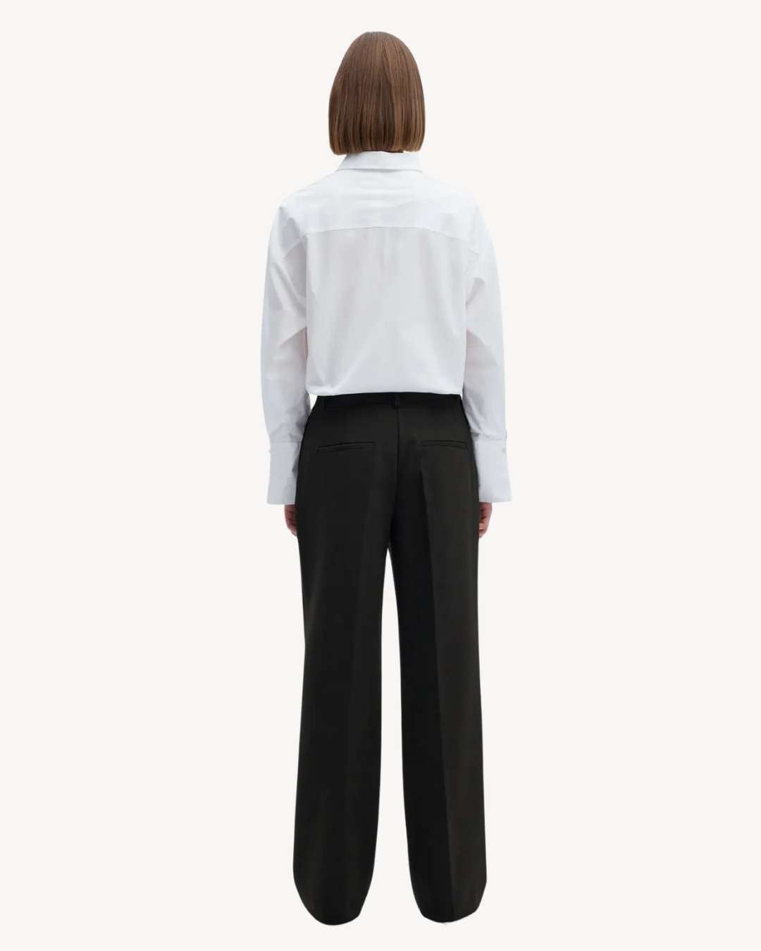 Selected Femme - Slfrita MW Wide Pant FD Noos - Nero