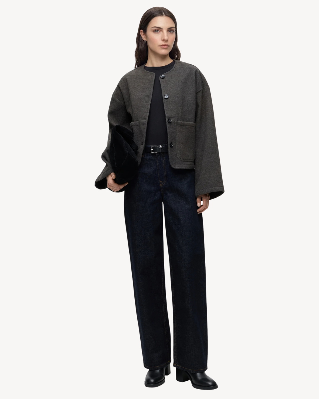 Selected Femme - Slwwide Relaxed Shelly MW Jeans - Blu