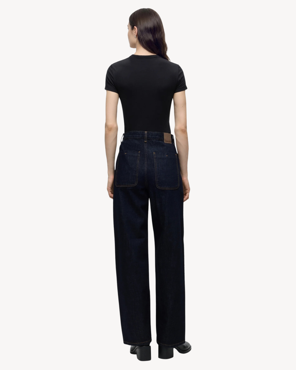 Selected Femme - Slwwide Relaxed Shelly MW Jeans - Blu