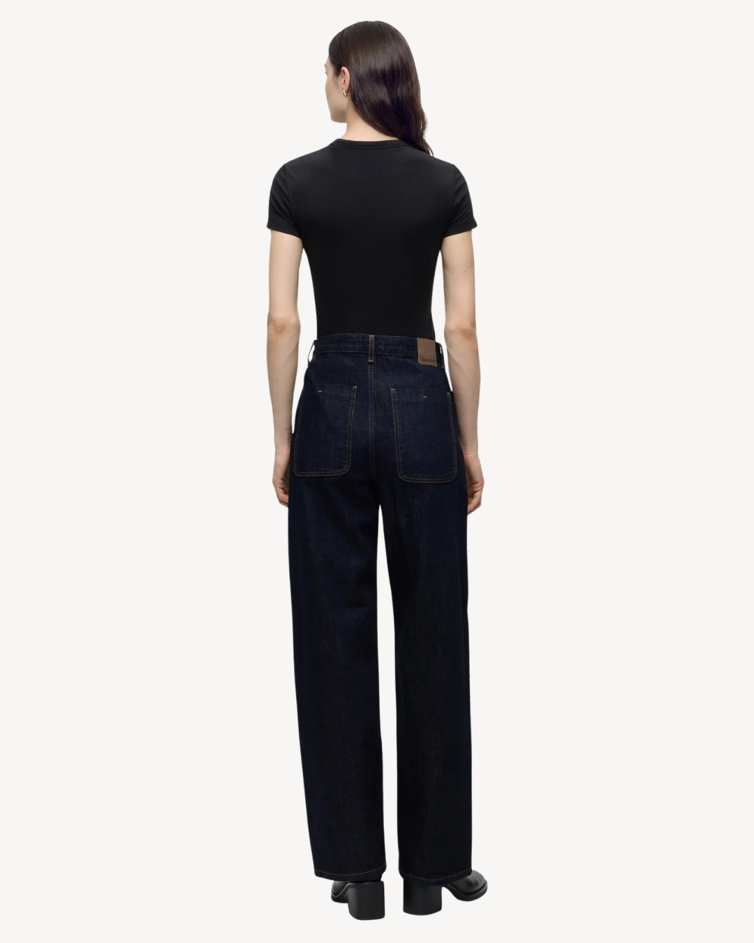 Selected Femme - Slwwide Relaxed Shelly MW Jeans - Blu
