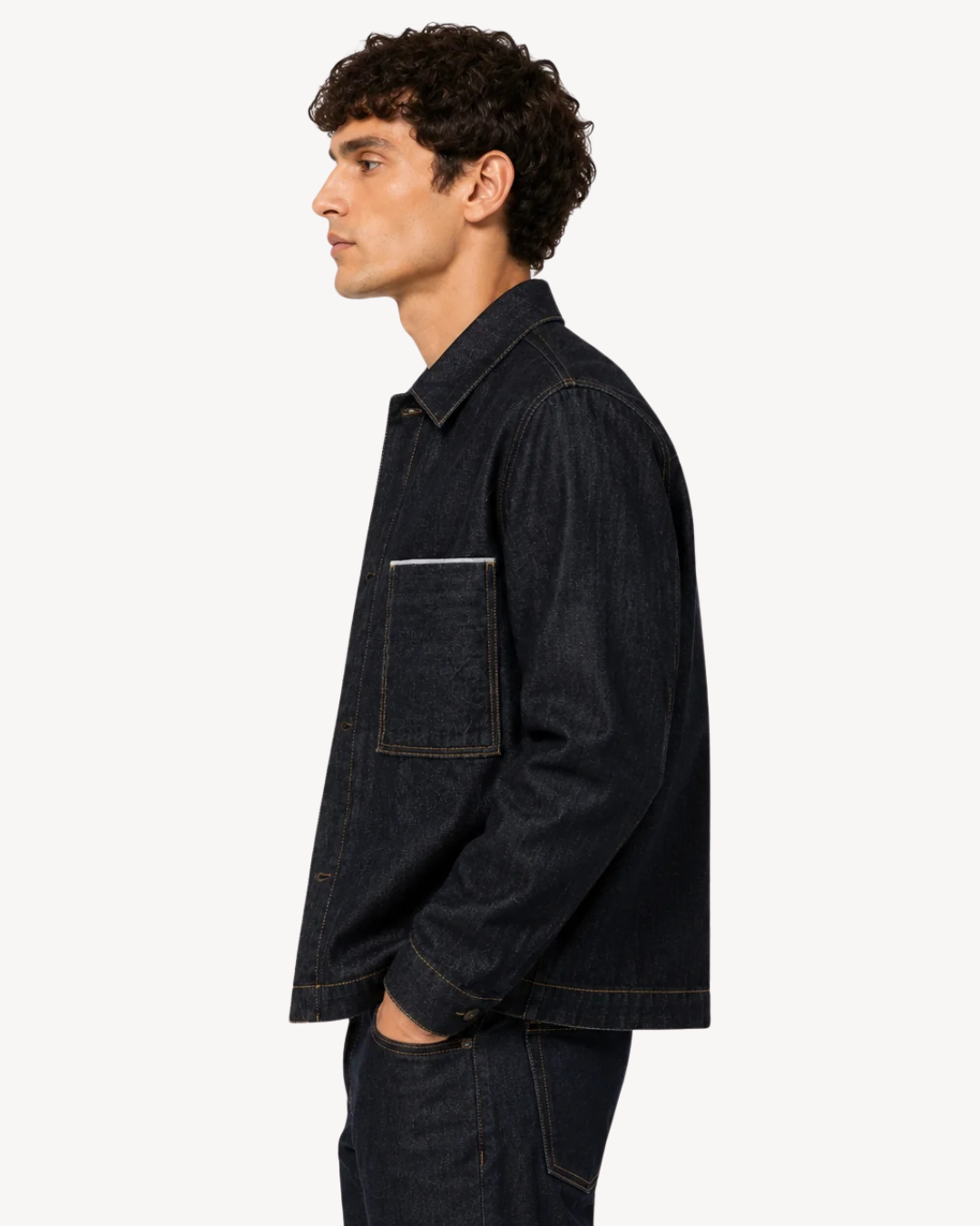Selected Homme - Slmregular Joe Selvedge DB Jacket - Blu