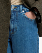 Selected Femme - Slwbarrel Bea-Kori HW Jeans Noos - Blu