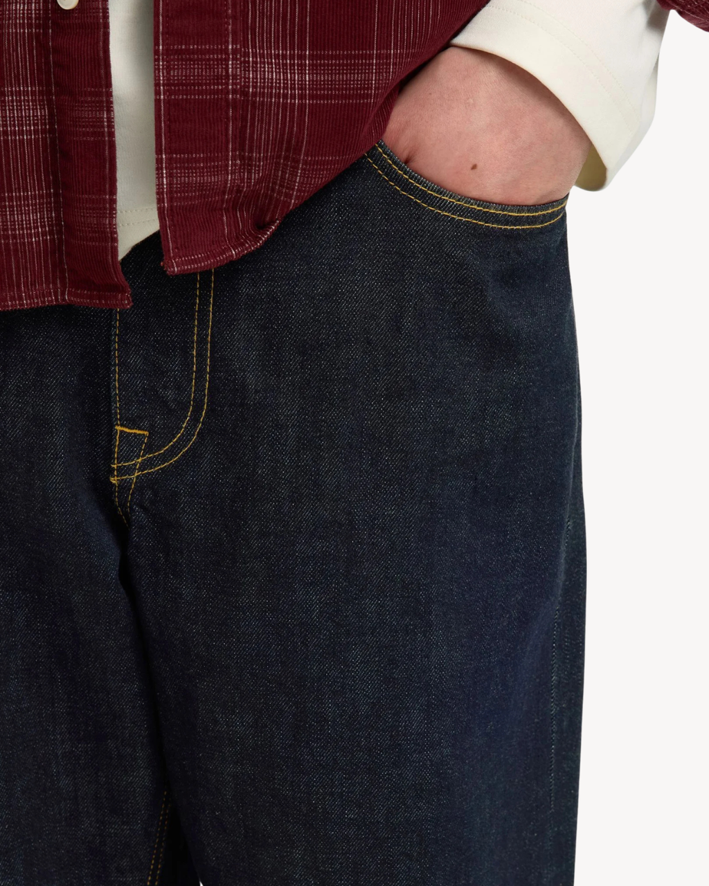 Selected Homme - Slh220-Loose Ben Selvedge DB Jeans - Blu