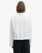 Selected Femme - Slwdannie LS Cropped Boxy Shirt Noos - Bianco
