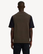 Selected Homme - Slmbraun Heavy Knit Vest - Turkish Coffee