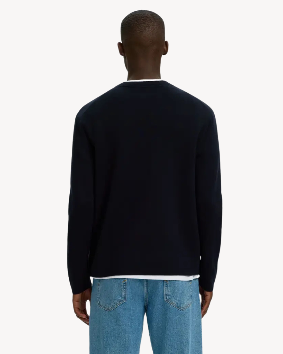 Selected Homme - Slmmike Light LS Knit Crew Neck - Blu