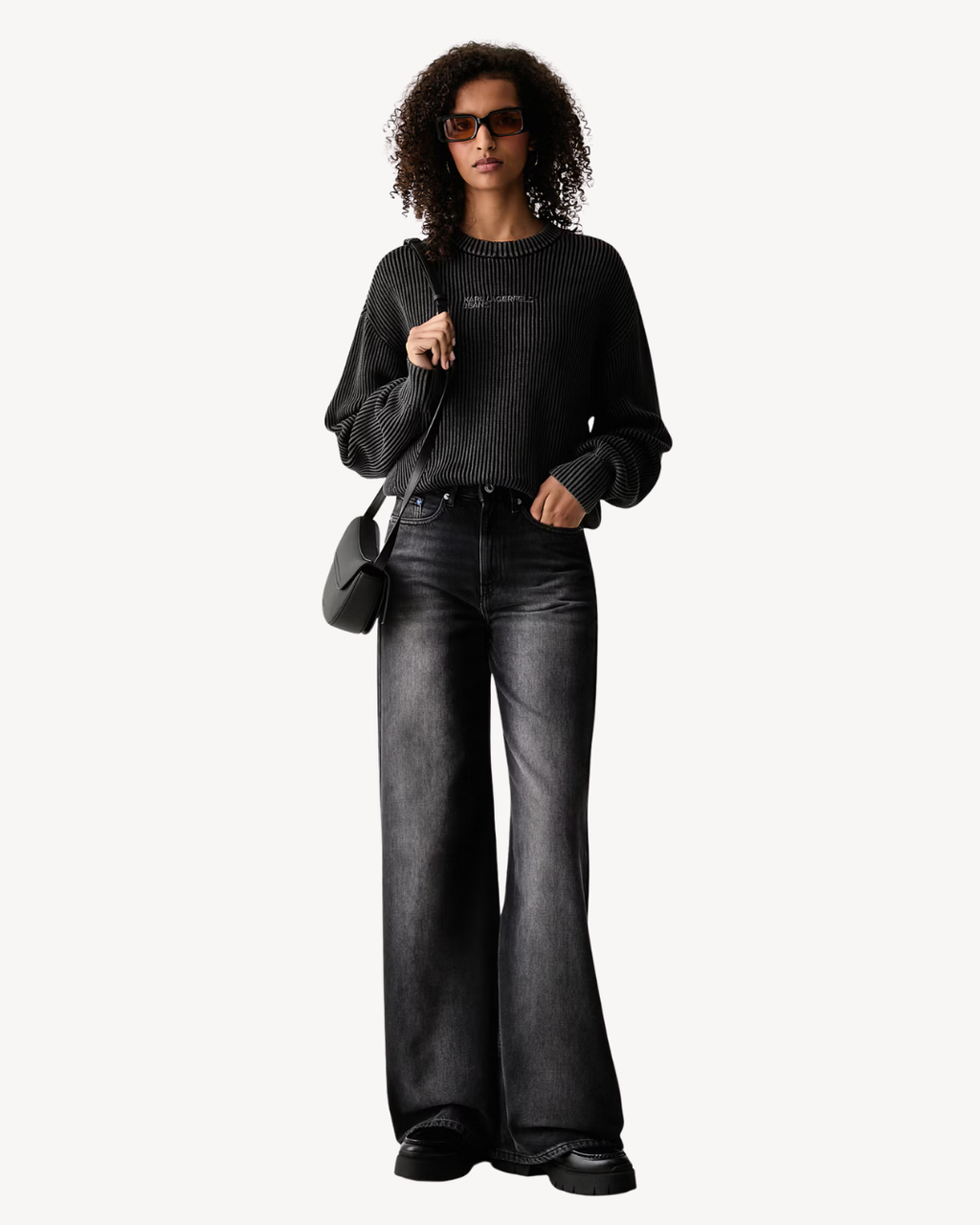Karl Lagerfeld Jeans - Klj HR Relaxed Denim - Visual Washed Black