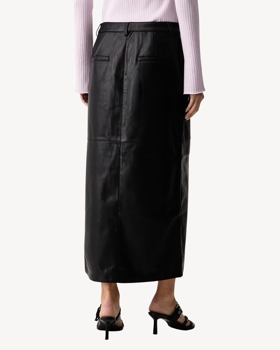 Karl Lagerfeld Jeans - Klj PU Midi Skirt - Nero
