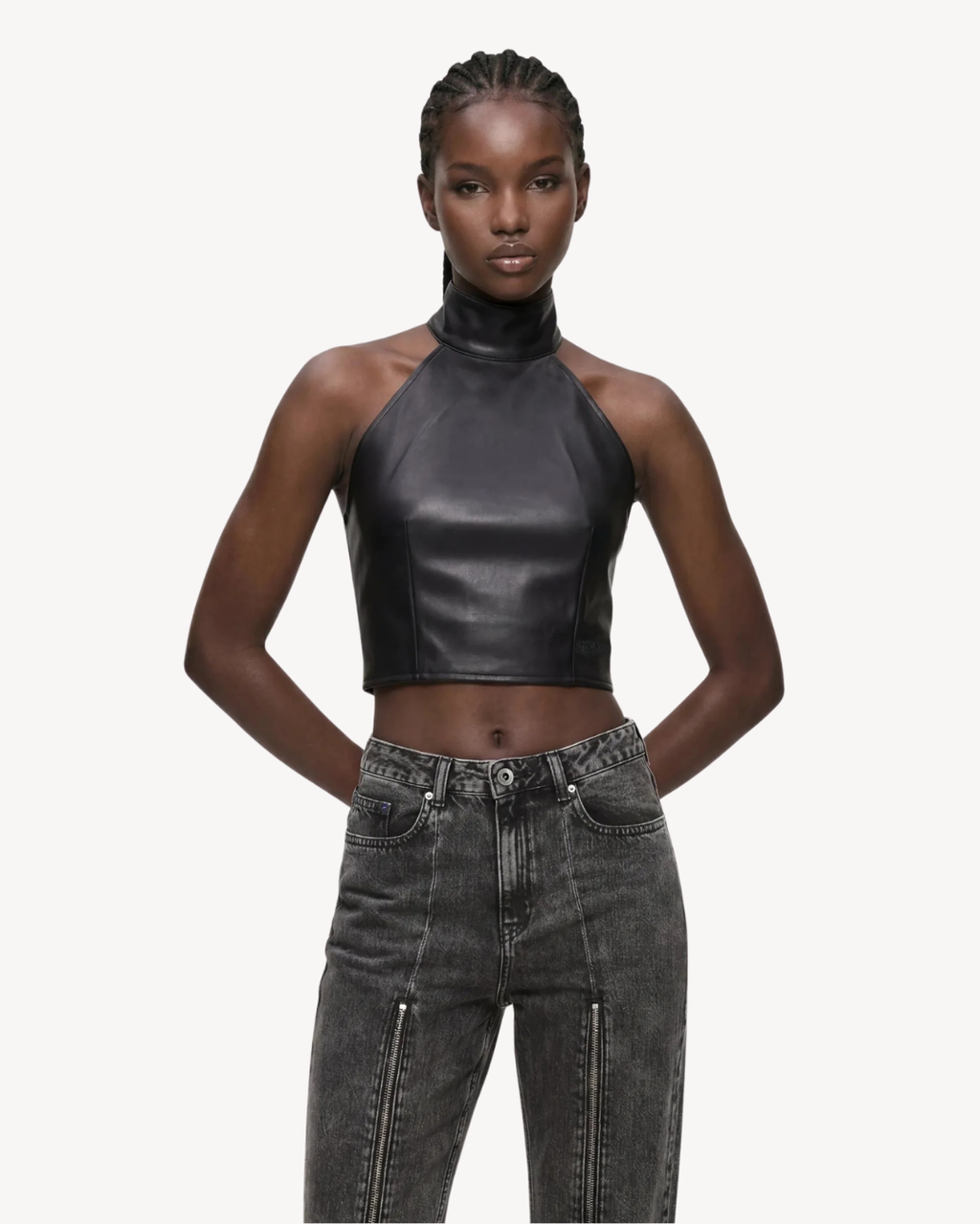 Karl Lagerfeld Jeans - Klj PU Top - Nero