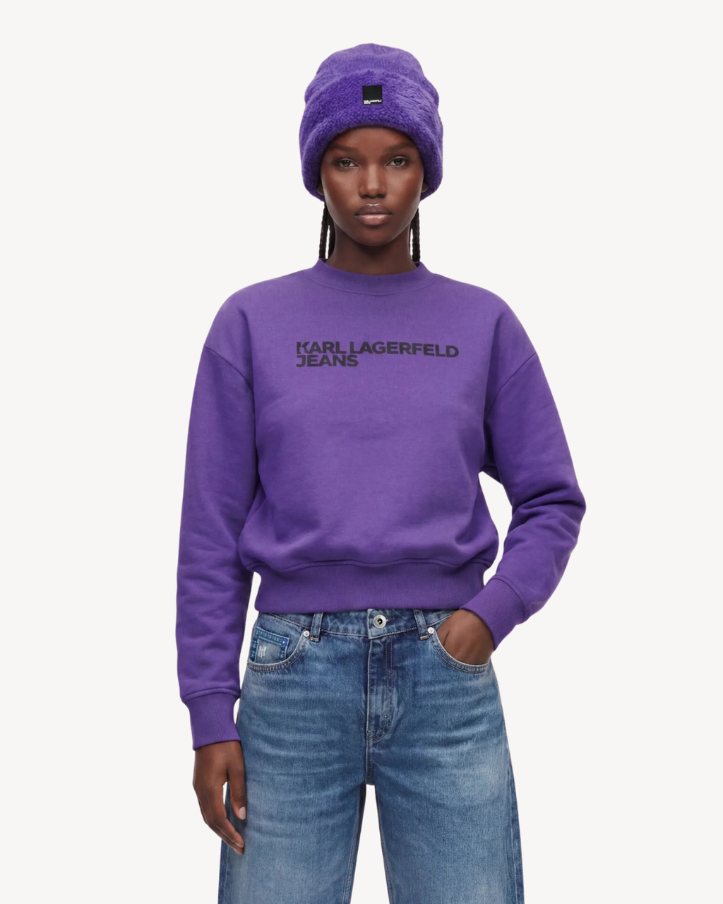 Karl Lagerfeld Jeans - Klj Reg Essential Logo Sweat - Prism Violet