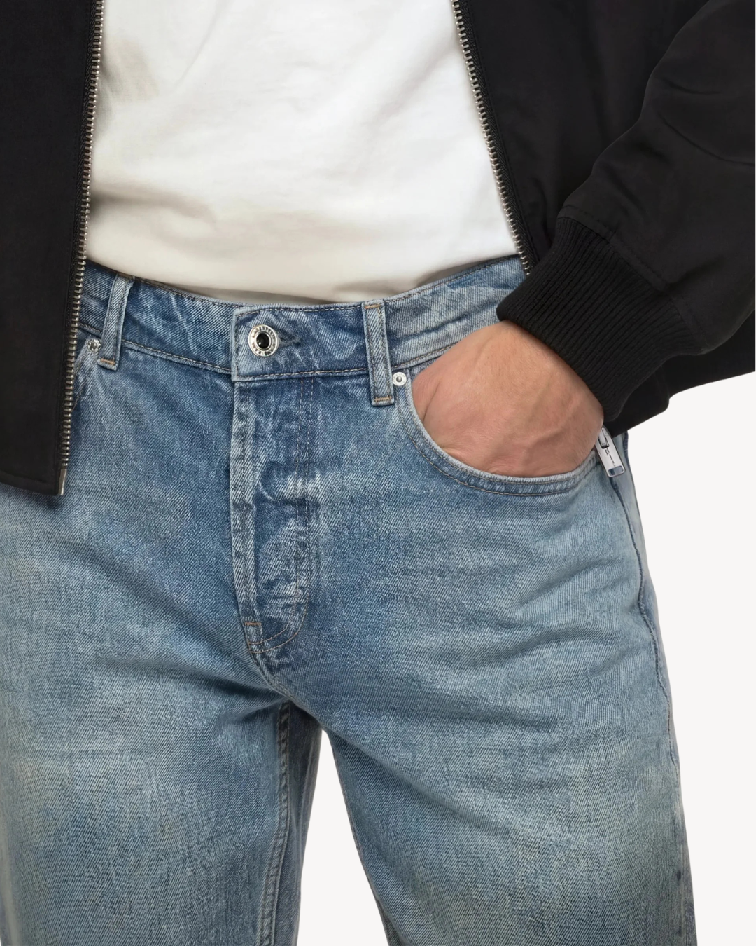Karl Lagerfeld Jeans - Klj Tapered Denim - Vintage Mid Blue