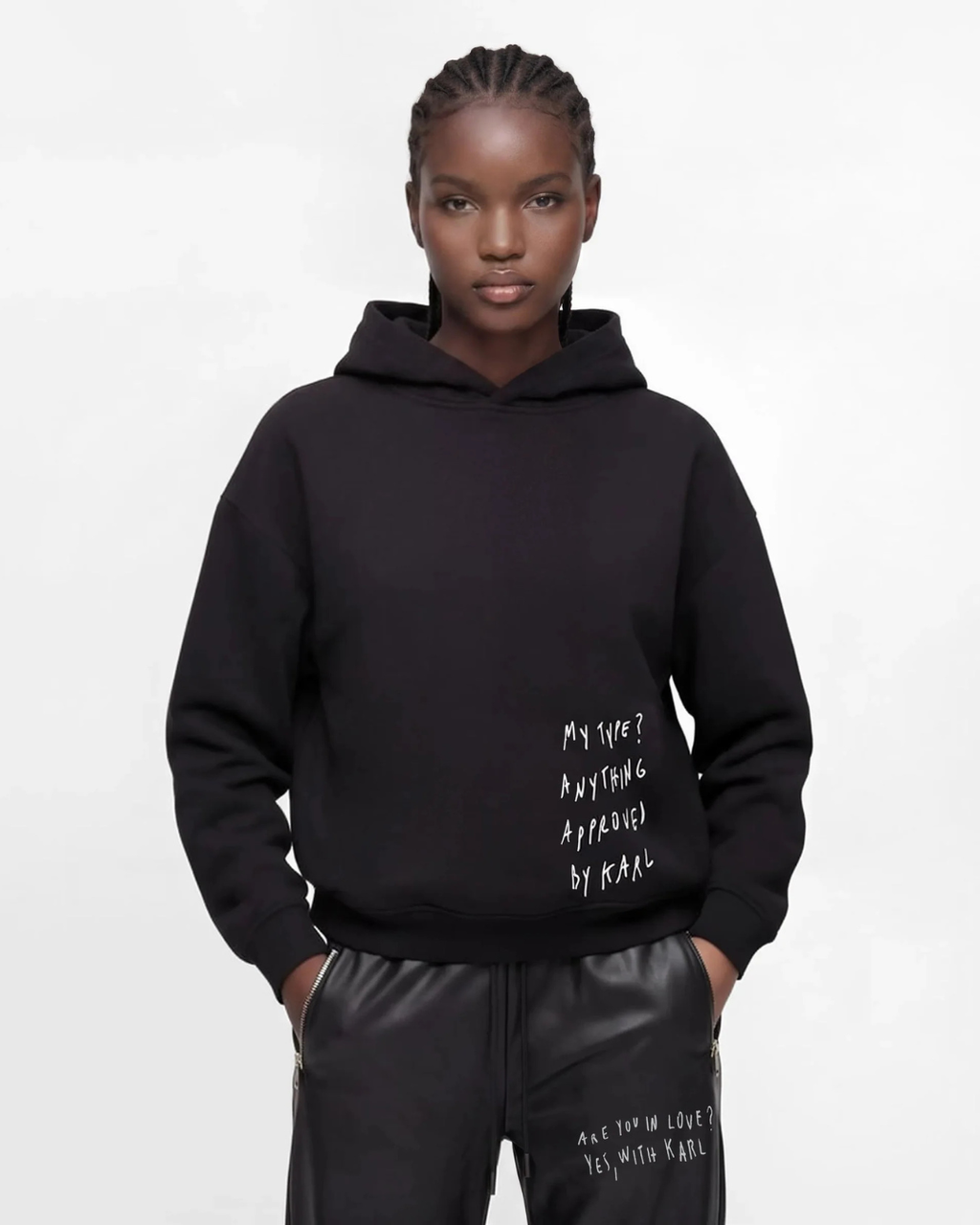 Karl Lagerfeld Jeans - Klj X PT Boxy Hoodie - Nero