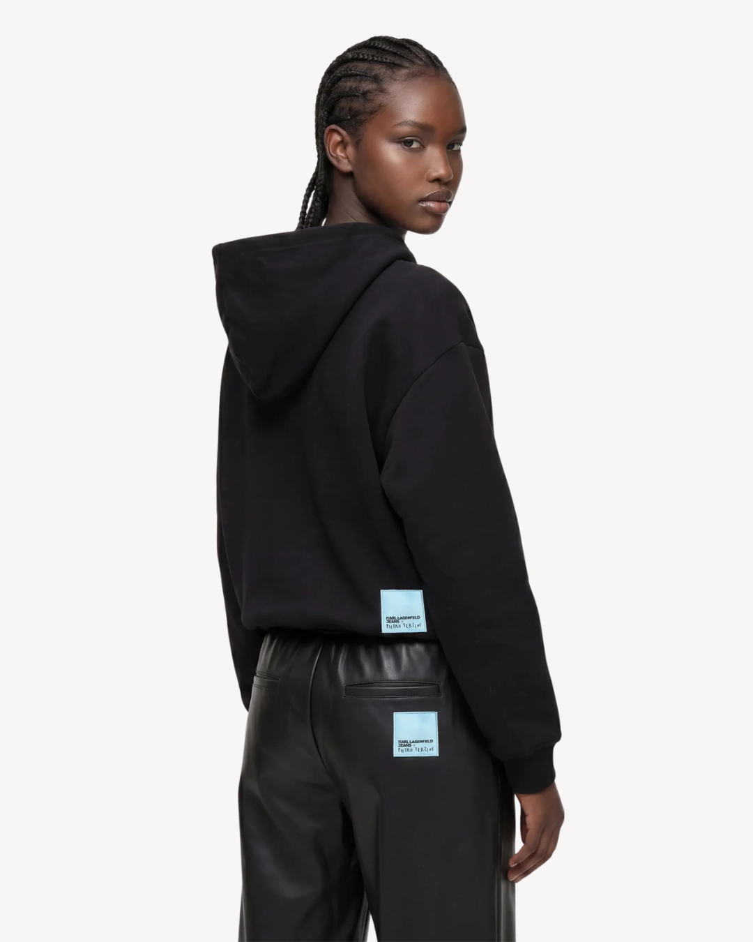Karl Lagerfeld Jeans - Klj X PT Boxy Hoodie - Nero
