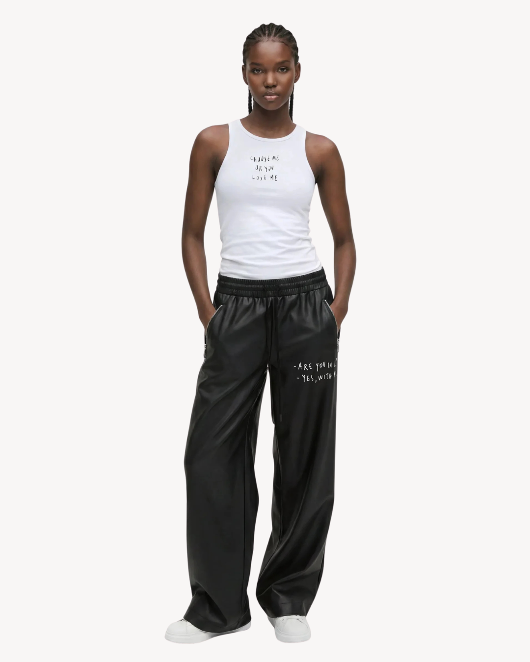 Karl Lagerfeld Jeans - Klj X PT Faux Leather Pant - Nero