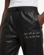 Karl Lagerfeld Jeans - Klj X PT Faux Leather Pant - Nero