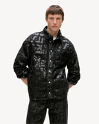 Karl Lagerfeld Jeans - Klj Aop Denim Overshirt - Washed Black
