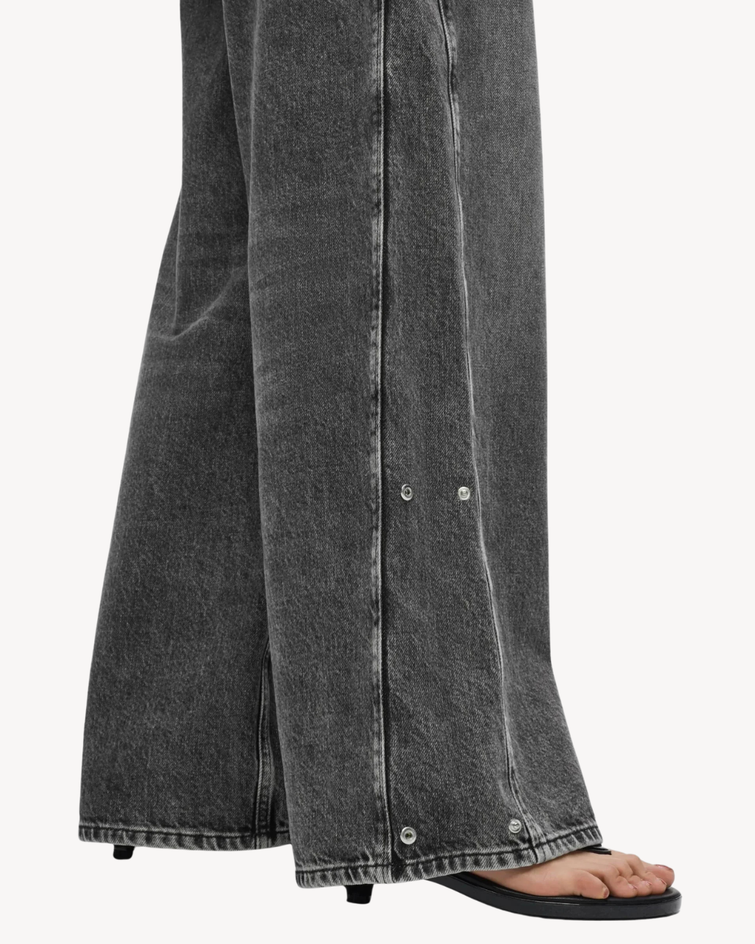 Karl Lagerfeld Jeans - Klj LR Wide Leg Denim - Acid Dark Grey