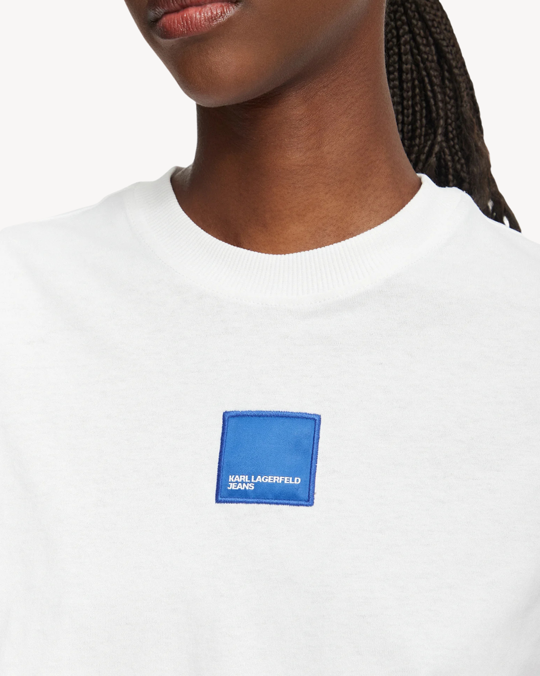 Karl Lagerfeld Jeans - Klj Reg Boxy Patch Tee - Bianco