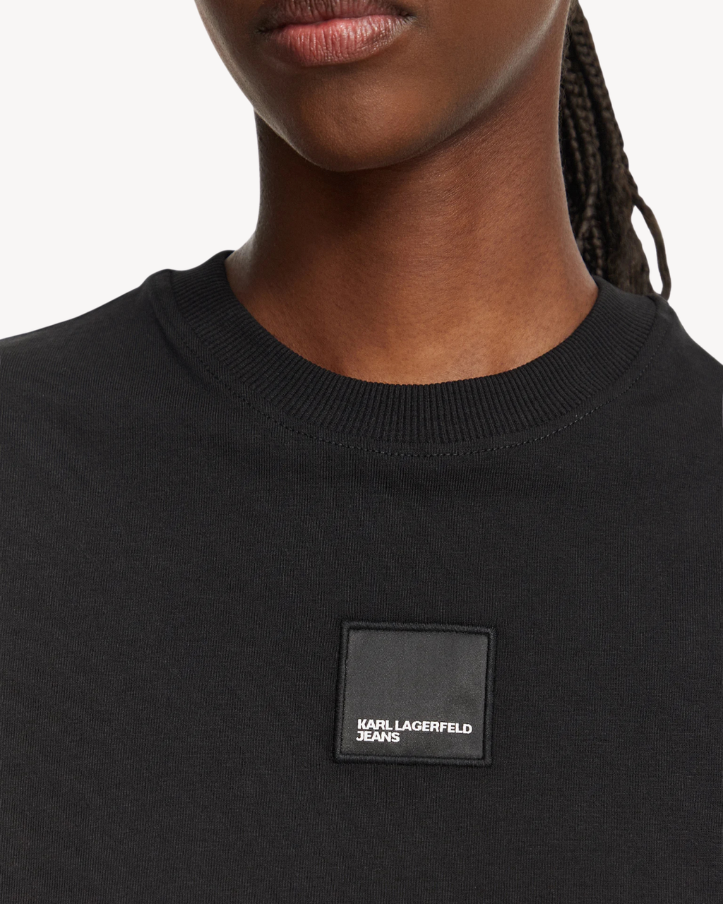 Karl Lagerfeld Jeans - Klj Reg Boxy Patch Tee - Nero