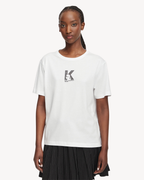 Karl Lagerfeld Jeans - Klj Reg K Logo Tee - Bianco