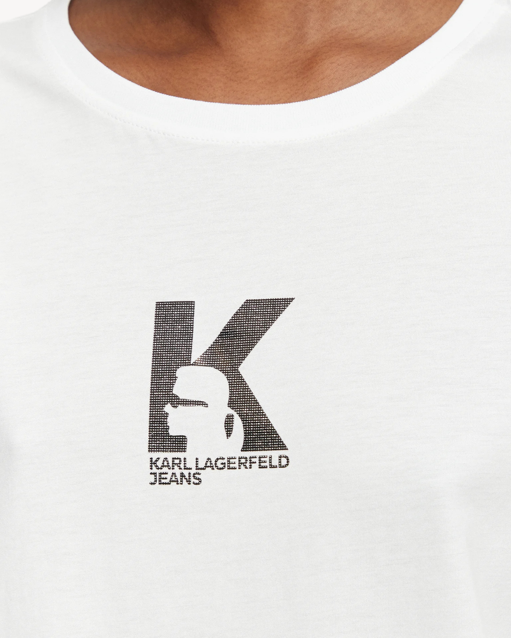 Karl Lagerfeld Jeans - Klj Reg K Logo Tee - Bianco
