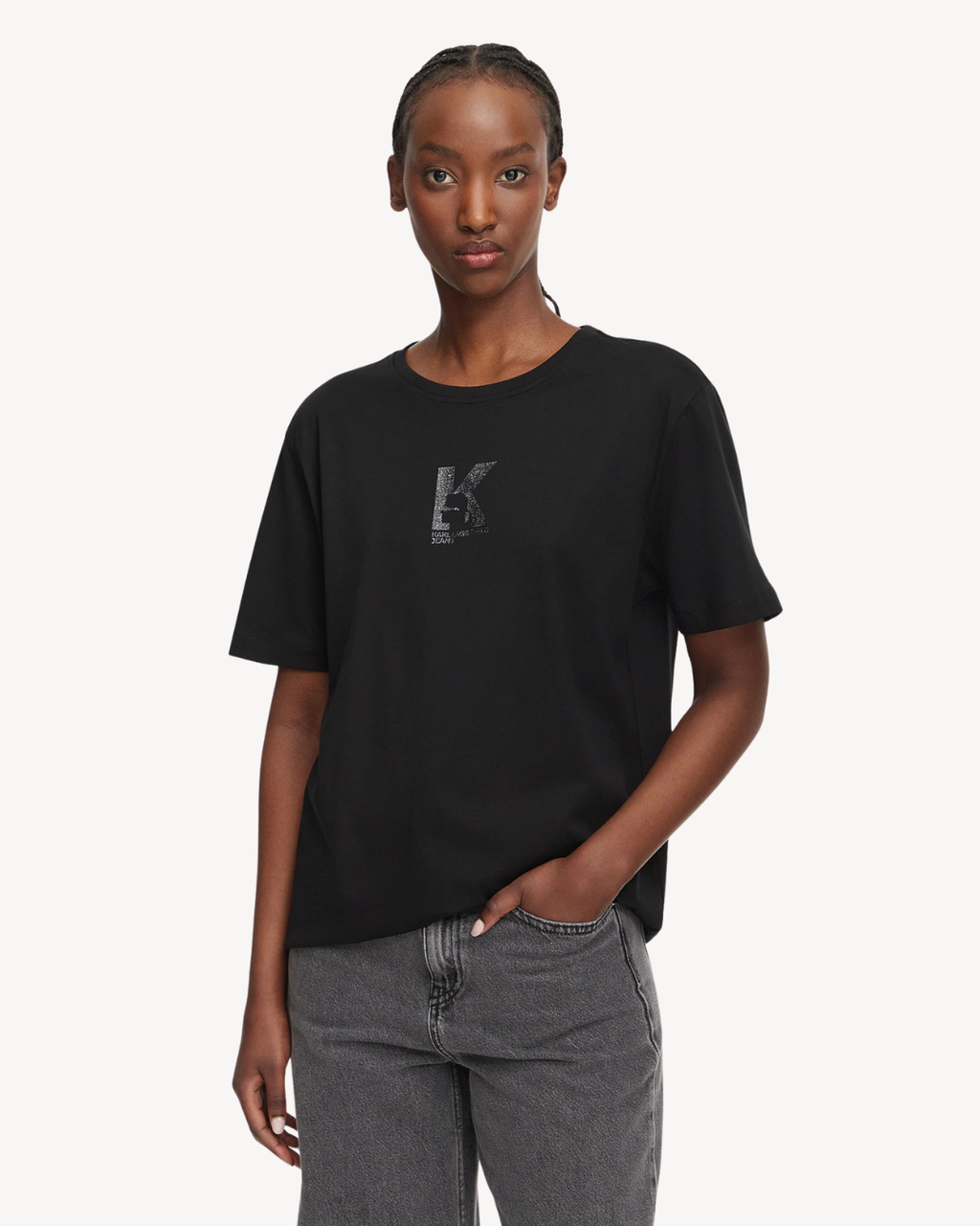 Karl Lagerfeld Jeans - Klj Reg K Logo Tee - Nero