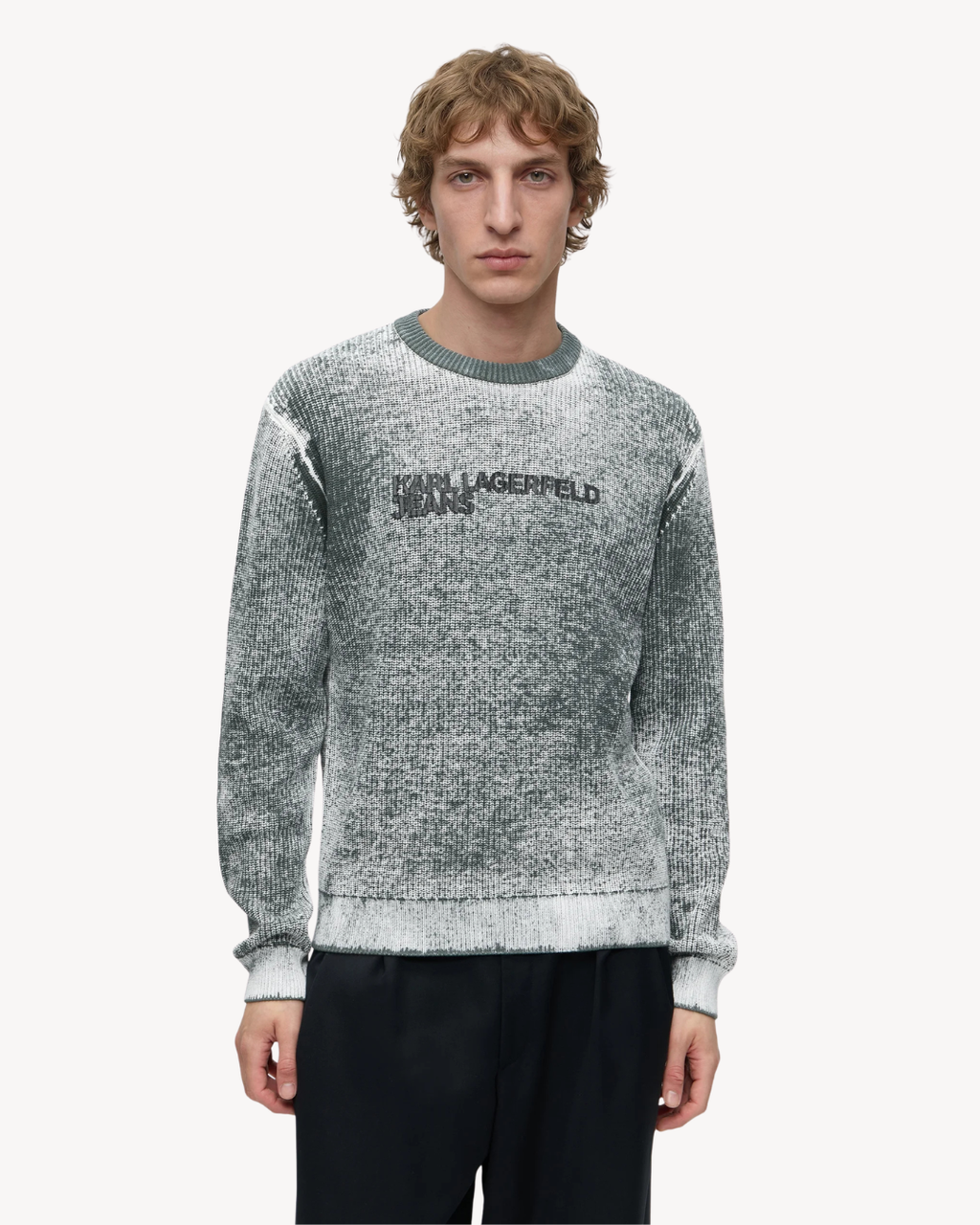 Karl Lagerfeld Jeans - Klj Reg Sprayed Knit Sweater - Beetle