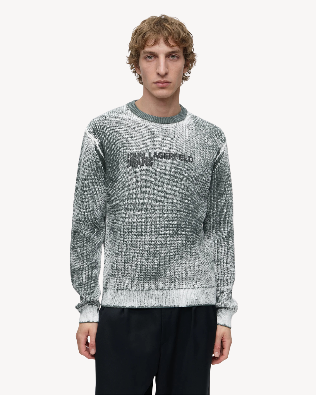 Karl Lagerfeld Jeans - Klj Reg Sprayed Knit Sweater - Beetle
