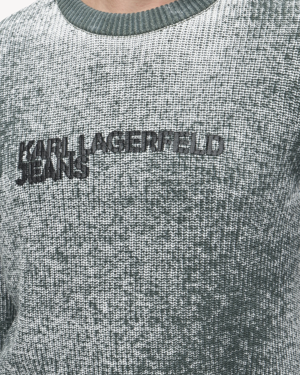 Karl Lagerfeld Jeans - Klj Reg Sprayed Knit Sweater - Beetle