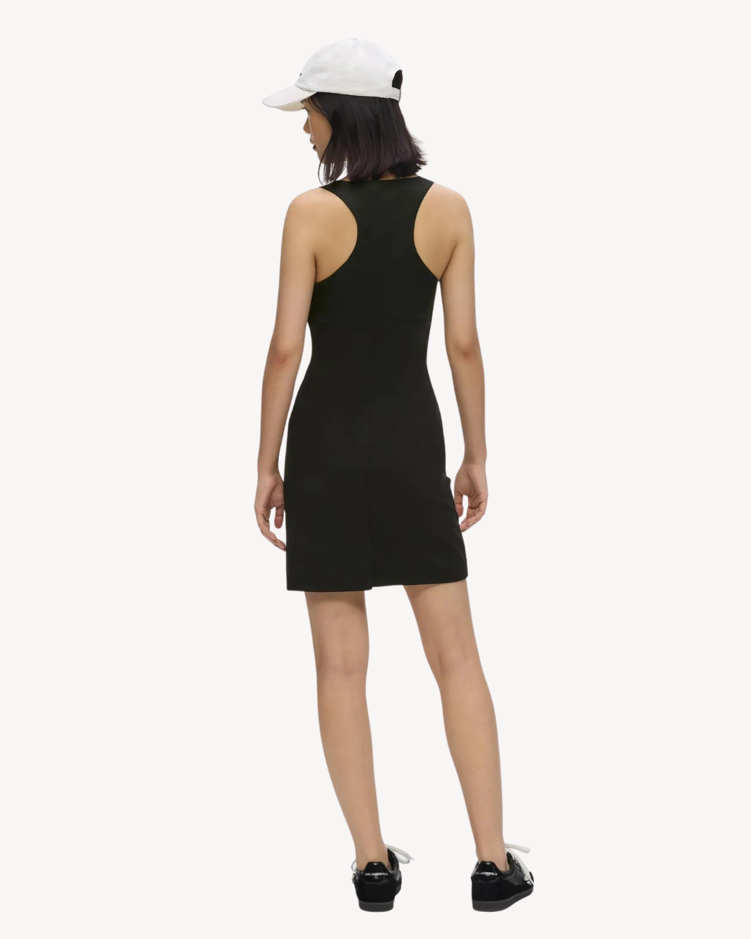 Karl Lagerfeld Jeans - Klj Satin Mixed Material Dress - Nero
