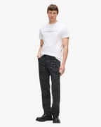 Karl Lagerfeld Jeans - Klj Straight Aop Denim - Washed Black