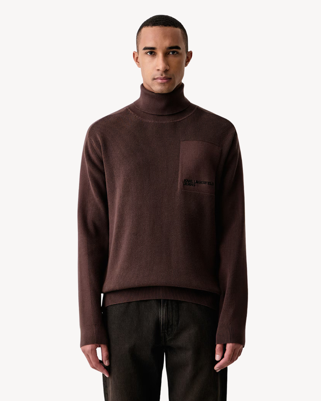 Karl Lagerfeld Jeans - Klj Regular Rollneck Sweater - Iron