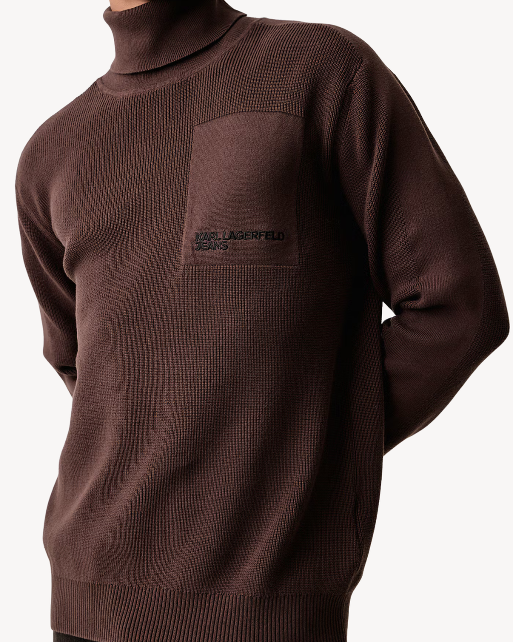 Karl Lagerfeld Jeans - Klj Regular Rollneck Sweater - Iron