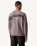 Karl Lagerfeld Jeans - Klj Textured Crew Neck Sweater - Tornado