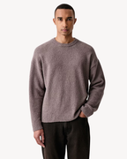 Karl Lagerfeld Jeans - Klj Textured Crew Neck Sweater - Tornado