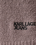 Karl Lagerfeld Jeans - Klj Textured Crew Neck Sweater - Tornado