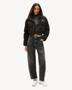 Tommy Jeans - Tjw Alaska Grid Crp Dwn Jacket - Nero