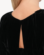 Selected Femme - Slfabbi Laurina Regular LS Short Dress B - Nero