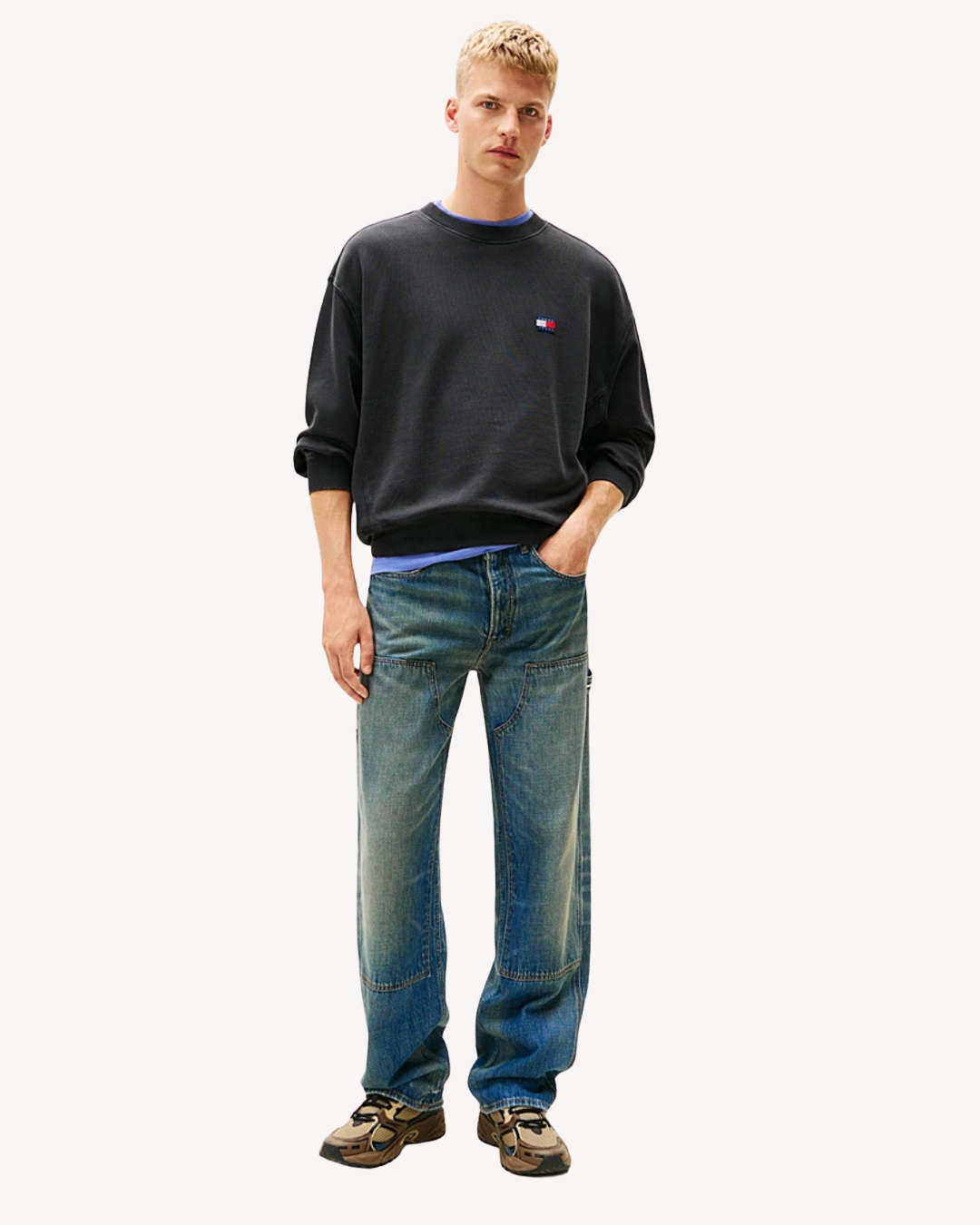 Tommy Jeans - 90S New Classics Crewneck - Nero